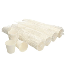 Load image into Gallery viewer, 4 x 50pk 4oz White Single Wall Espresso Disposable Hot Drink Cups
