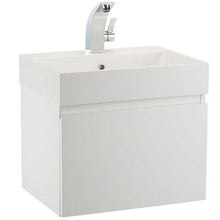 Load image into Gallery viewer, Mino 600mm Wall Hung Basin Unit - Gloss White ( Does not include the sink)
