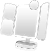 Load image into Gallery viewer, EASEHOLD Light Up Mirror 2X/5X/10X Magnifying Makeup Mirror with Light Ultra-thin
