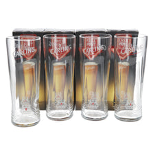 Load image into Gallery viewer, Carling pint glasses set of 4 collectables mancave bar pub parties
