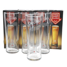 Load image into Gallery viewer, Carling pint glasses set of 4 collectables mancave bar pub parties
