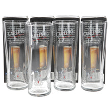 Load image into Gallery viewer, Carling pint glasses set of 4 collectables mancave bar pub parties
