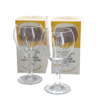 Load image into Gallery viewer, Set Of 2 Leffe Ritzenhoff Cristal Beer Glasses 33cl Brand New. PARTY. BAR
