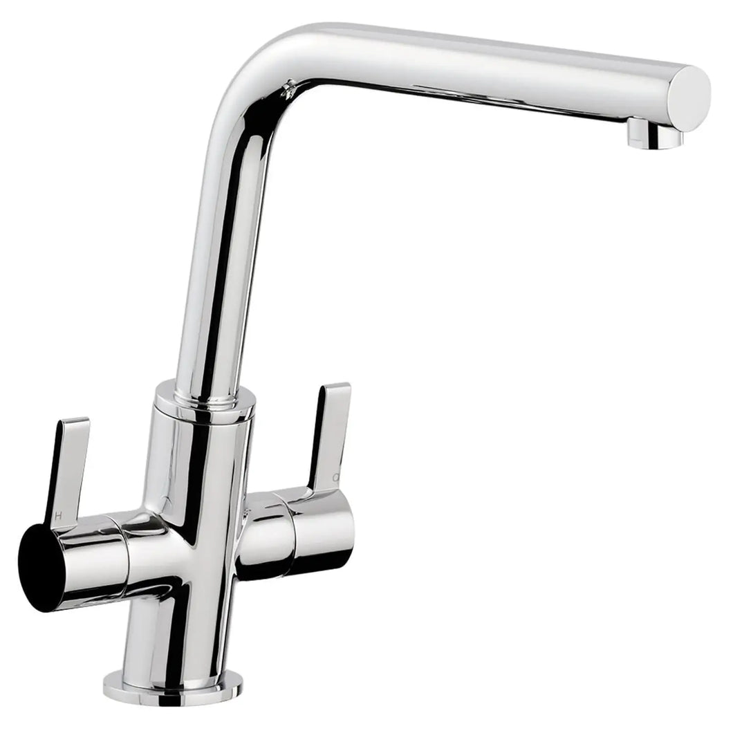 Slanto Dual Handle Mono Tap Chrome 360* SWIVEL SPOUT