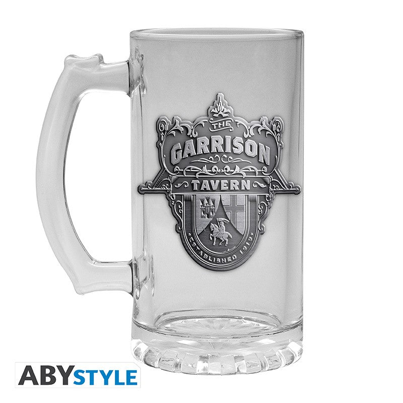 PEAKY BLINDERS GARRISON METAL LOGO BEER GLASS TANKARD STEIN GLF0054