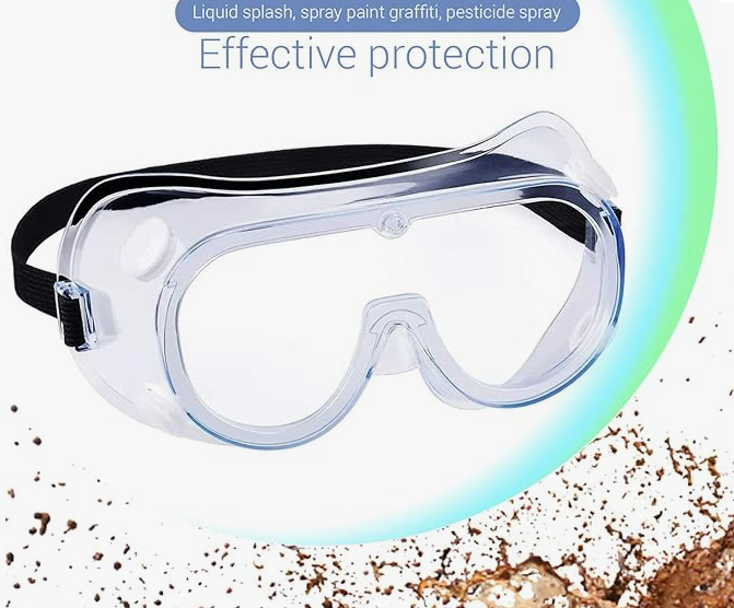 BOX of 15 Laif.Works Clear Protective Safety Goggles Glasses Anti fog Work PPE