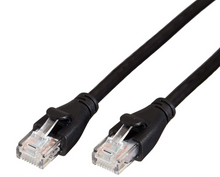 Load image into Gallery viewer, 4 Pack RJ45 CAT6 Ethernet LAN Patch Cable 1.5 m 5 Feet 1,000 Mbps (1 Gbps) Black
