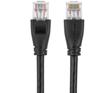 Load image into Gallery viewer, 4 Pack RJ45 CAT6 Ethernet LAN Patch Cable 1.5 m 5 Feet 1,000 Mbps (1 Gbps) Black
