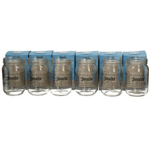 Load image into Gallery viewer, 6 X Jimador Mason Drinking Cocktail Jars, New and Boxed 14floz
