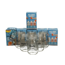 Load image into Gallery viewer, 6 X Jimador Mason Drinking Cocktail Jars, New and Boxed 14floz
