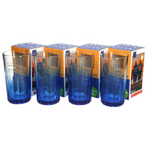 Load image into Gallery viewer, 4 x  HAIG CLUB WHISKY GLASSES BLUE GLASSES 12fLOZ
