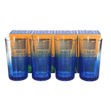 Load image into Gallery viewer, 4 x  HAIG CLUB WHISKY GLASSES BLUE GLASSES 12fLOZ
