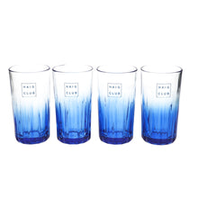 Load image into Gallery viewer, 4 x  HAIG CLUB WHISKY GLASSES BLUE GLASSES 12fLOZ
