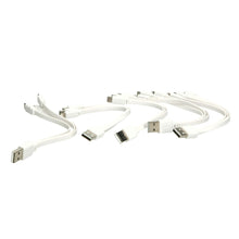 Load image into Gallery viewer, 5  x 3 in 1 Multi charger USB Charging Cable For iPhone &amp; Android Phone.
